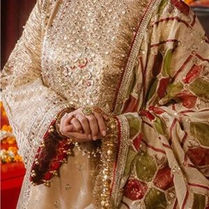 Boutique 9 Gold Embellished Dress palazzo kurti size Xl